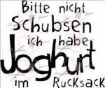 Joghurt im Rucksack