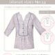 Papierschnittmuster lillesol stars No.14 Evita-Bluse