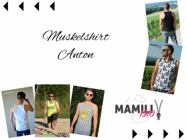 Herren Muskelshirt Anton Gr. XS - XXXL – Bild 1