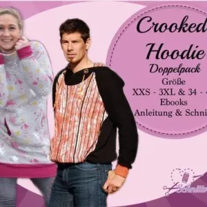Crooked Hoodie Doppelpack - Ebook inkl. Plott- & Beamerdatei