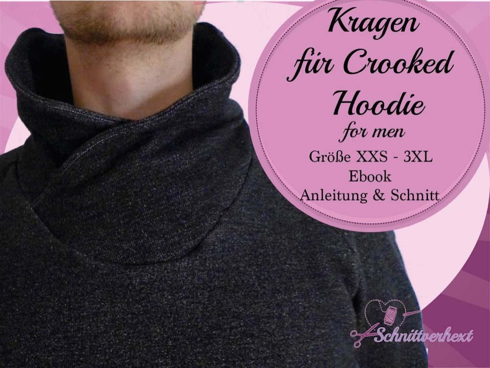 Crooked Hoodie Kragen Kragenerweiterung für Crooked Hoodie for men – Bild 1
