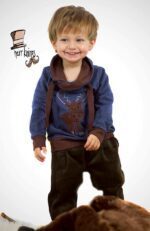 Hose BeinHinein mit Knopflochgummi Nähanleitung und Schnittmuster – Bild 14