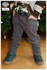 Hose BeinHinein mit Knopflochgummi Nähanleitung und Schnittmuster – Bild 12