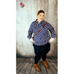 Schnittherzchen Curvy Bow Shirt - Größe 46 - 58
