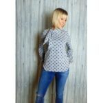 Schnittherzchen Bow Shirt - Größe 32 - 46
