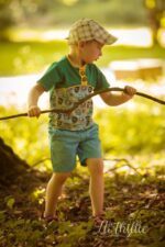 Shirt Maxim(a) Nähanleitung und Schnittmuster und Plotter-/Applikationsdatei Hubi&Inge – Bild 2