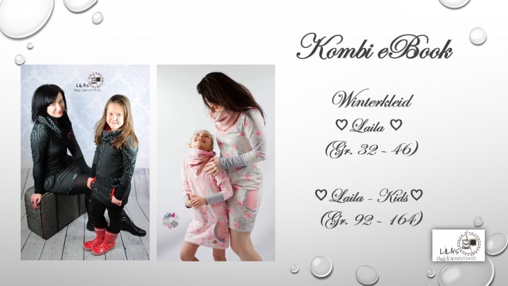 20180301_223731 Kombi-eBook Winterkleid ♡ Laila ♡ und Winterkleid ♡ Laila ♡ Kids – Bild 1