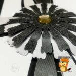 Biberwerke Trauerkarte Blume