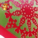 Biberwerke Grusskarte Weihnachtsornament