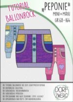 Tutorial Ballonrock - Schnittmuster Hose Peponie Gr.68-164