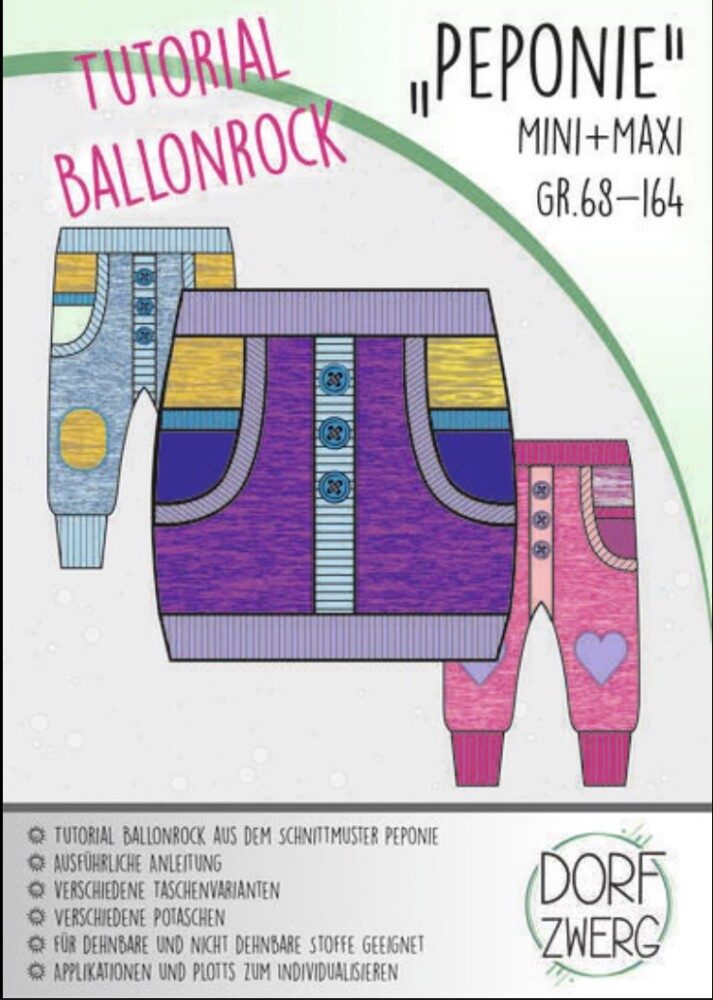 Screenshot Tutorial Ballonrock - Schnittmuster Hose Peponie Gr.68-164 – Bild 1