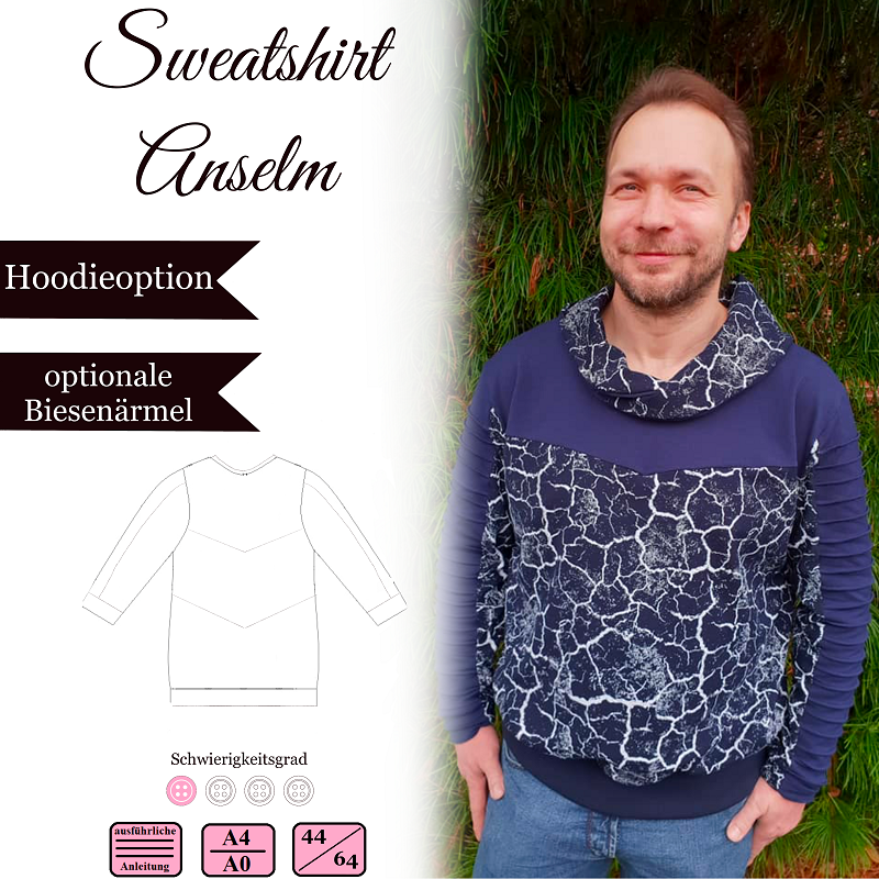 Unbenanntes_Projekt 66 Herren Sweatshirt "Anselm" EBook und Nähanleitung – Bild 1