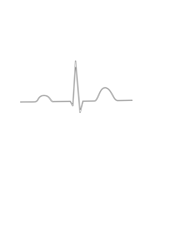 EKG sinus mit  Herz – Bild 2
