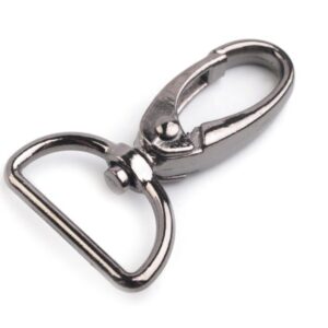 Karabinerhaken 25 mm schwarz