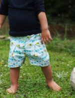 Kurze Hose BeinHalbRein mit Knopflochgummi – Bild 6