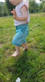 Kurze Hose BeinHalbRein mit Knopflochgummi – Bild 8
