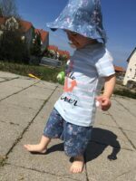 Kurze Hose BeinHalbRein mit Knopflochgummi – Bild 9
