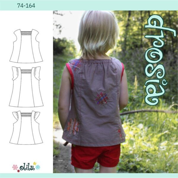 Schnittmuster Sommertop Drosia von olilu