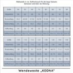 E-Book - Schnittmuster Wende Weste "KEONA" Gr. 56 - 146 – Bild 2