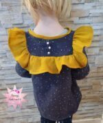 Rüschenbluse Flocke Gr. 98-122 – Bild 8