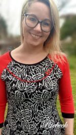 LeA & CheZ "Number Two" 4in1 Shirt Hoodie Kleid Ballonkleid Gr. 32-50 – Bild 12