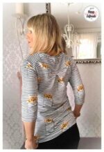LeA & CheZ "Number Two" 4in1 Shirt Hoodie Kleid Ballonkleid Gr. 32-50 – Bild 18