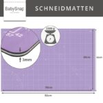 BabySnap Patchwork Schneidmatte 90 x 60 cm helllila – Bild 2
