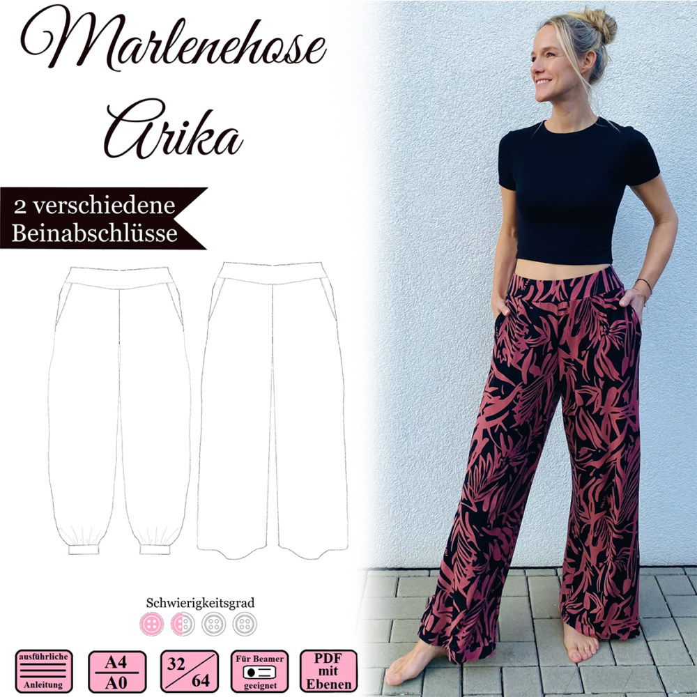 IMG_0703 Marlenehose "Arika" - Ebook und Nähanleitung - Größe 32-64 – Bild 1