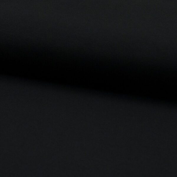Viskose Jersey uni - schwarz – Bild 1
