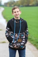 Kombi Paket Bow-Cut-Hoodie KIDS und Bow-Cut-Hoodie TEENS (Größen 74-116, 122-164) – Bild 5