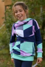 Kombi Paket Bow-Cut-Hoodie KIDS und Bow-Cut-Hoodie TEENS (Größen 74-116, 122-164) – Bild 15