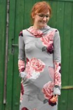 Bow-Cut-Hoodie Dress Damenkleid in den Größen 34-50 – Bild 5