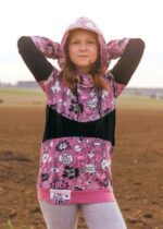 Kombi Paket Bow-Cut-Hoodie KIDS und Bow-Cut-Hoodie TEENS (Größen 74-116, 122-164) – Bild 3