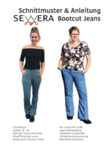 Bootcut Jeans Schnittmuster & Anleitung by Sewera