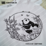 "Panda" SVG Wildlife Bambusbär – Bild 3