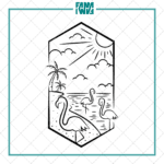 "Flamingos" SVG maritim – Bild 8