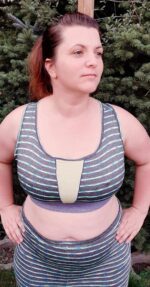 Sport-SET 3 in 1 Leggings, Bustier, Top – Bild 4