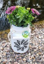 Sommerliche Blüte im Punktedesign zum Plotten - #APRILBlumen – Bild 8