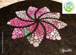 Sommerliche Blüte im Punktedesign zum Plotten - #APRILBlumen – Bild 7