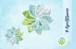 Sommerliche Blüte im Punktedesign zum Plotten - #APRILBlumen – Bild 2