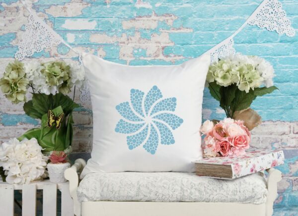 Sommerliche Blüte im Punktedesign zum Plotten - #APRILBlumen – Bild 1
