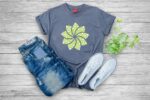 Sommerliche Blüte im Punktedesign zum Plotten - #APRILBlumen – Bild 3