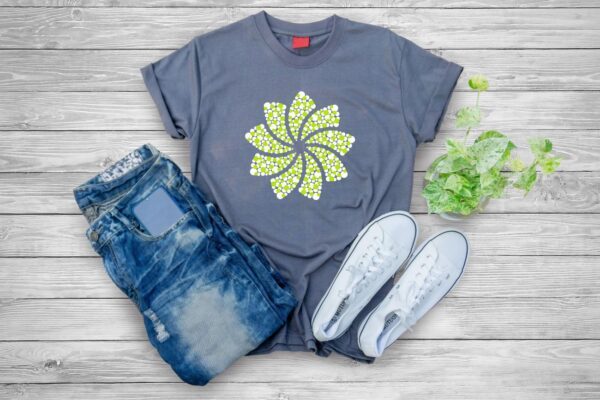 Sommerliche Blüte im Punktedesign zum Plotten - #APRILBlumen – Bild 3