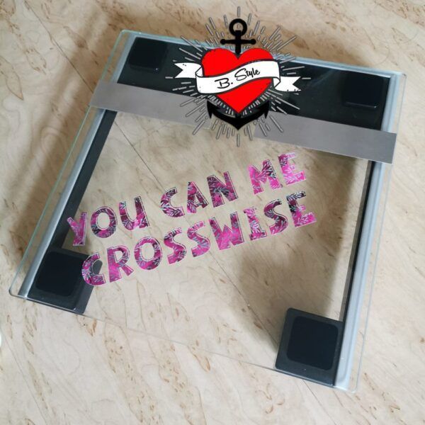 *You can me crosswise* Plotterdatei – Bild 4