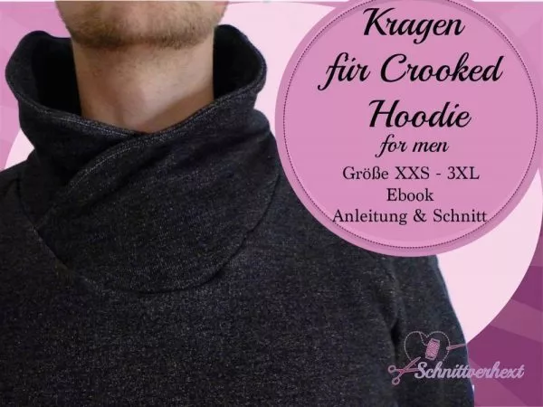 Crooked Hoodie for men Kragen