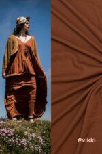 Viskose Crepe - Gingerbread - Fibre Mood – Bild 2