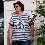 E-Book - Schnittmuster Raffkragen-Shirt "AENNIE" Gr. 34 - 58 – Bild 8