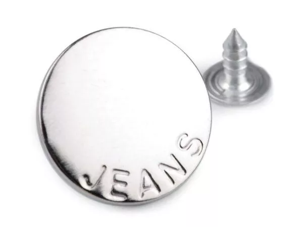 Jeans Knopf - nickel - 17 mm