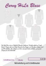 Ebook, Curvy Hila Bluse Gr. 46 - 58