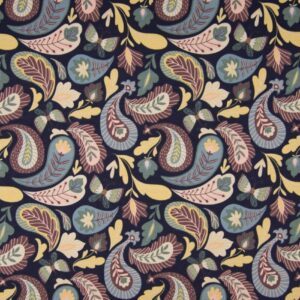 Sommersweat - Paisley - navy
